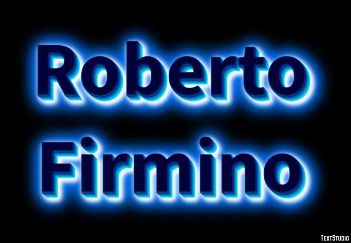 Roberto Firmino テキスト効果