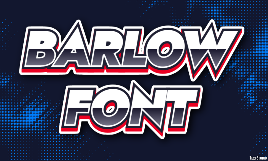 Barlow Font テキスト効果