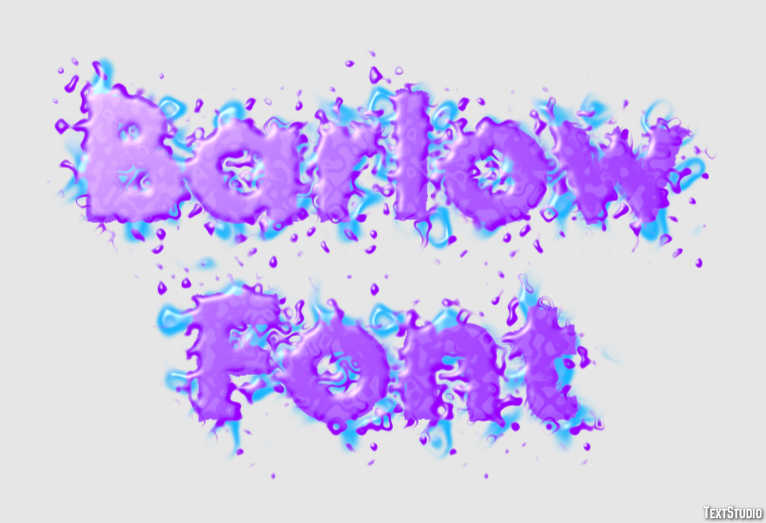 Barlow Font Efecto de Texto