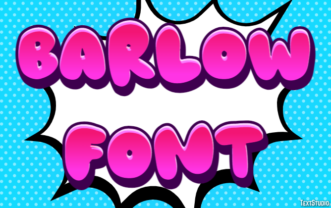 Barlow Font テキスト効果