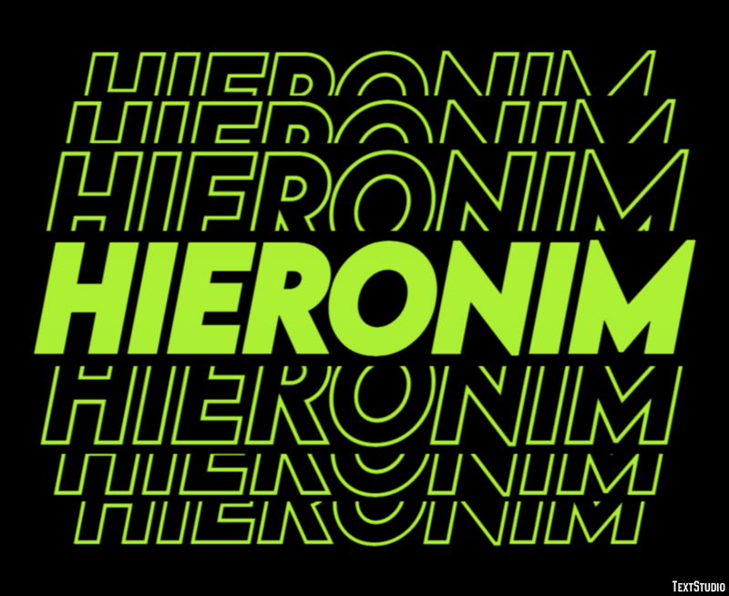 Hieronim Efekt tekstowy
