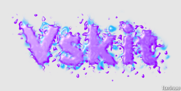 Vskit Efeito de texto