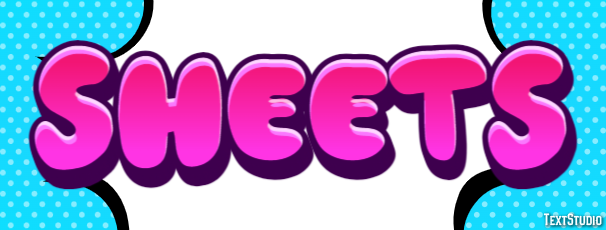 Sheets Tekst effect