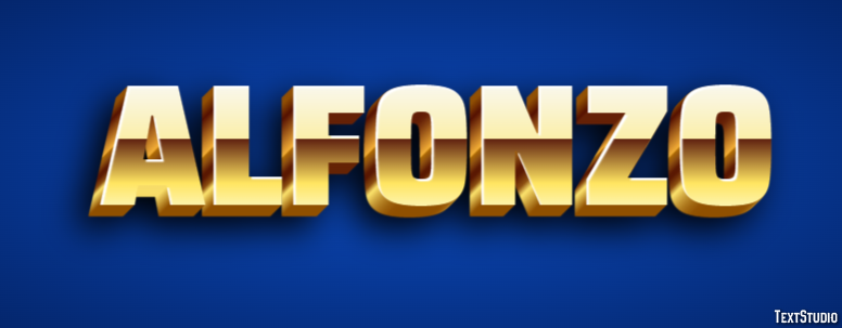 Alfonzo Text effect