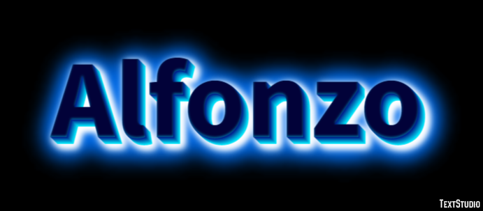 Alfonzo Tekst Effect