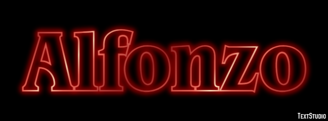 Alfonzo Text effect