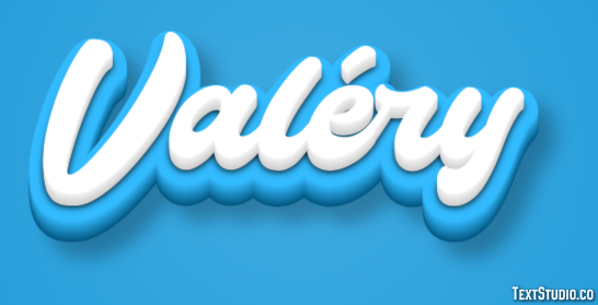 Valéry Text Effect
