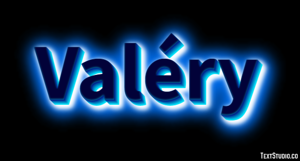 Valéry Efeito de texto