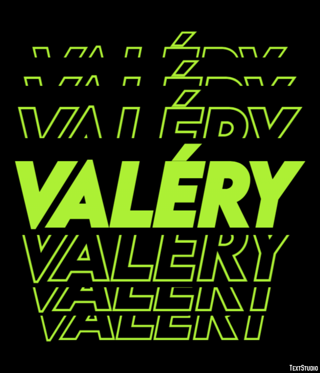 Valéry Text Effect