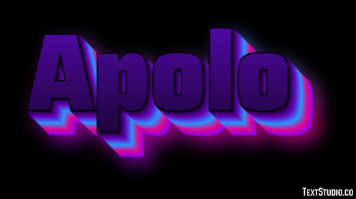Apolo Efecto de Texto