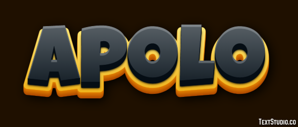 Apolo Efecto de texto