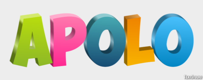 Apolo Efecto de texto