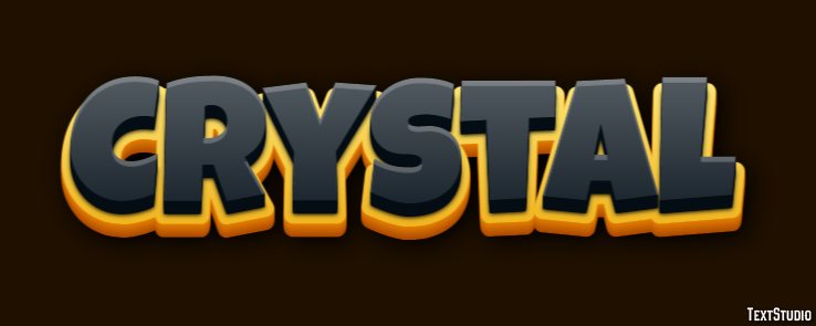 Crystal Effet de Texte