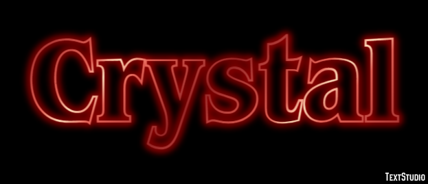 Crystal Text effect
