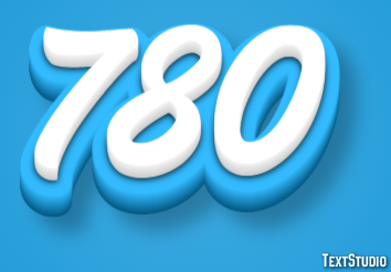 780 Text Effect