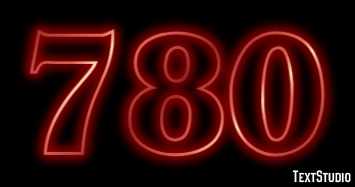 780 Text Effect