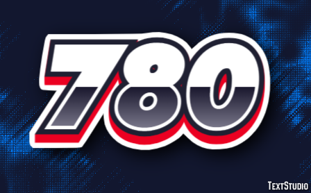 780 Text Effect