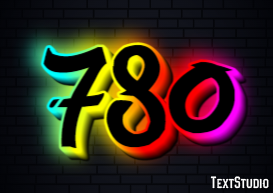 780 Text Effect