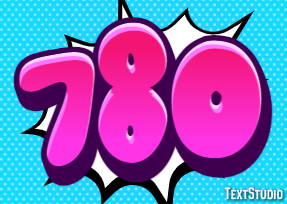 780 Text Effect