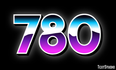 780 Text Effect