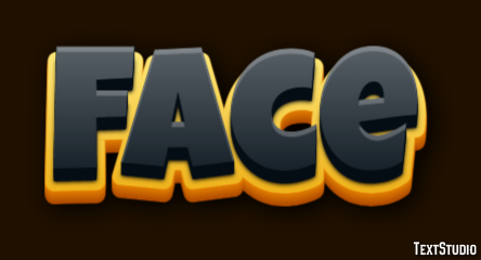 Face Texteffekt