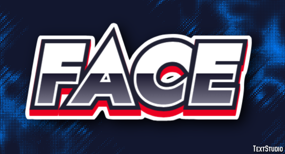 Face Text Effect