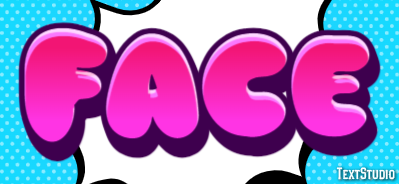 Face Efecto de Texto