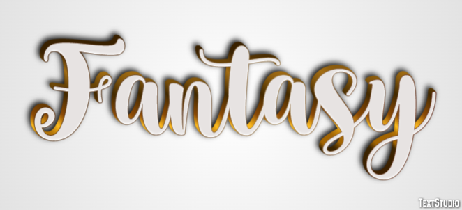 Fantasy Text Effect