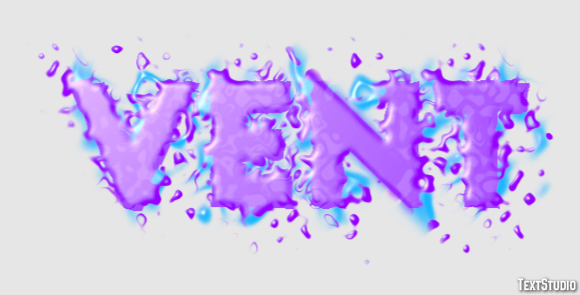 Vent Effet de Texte