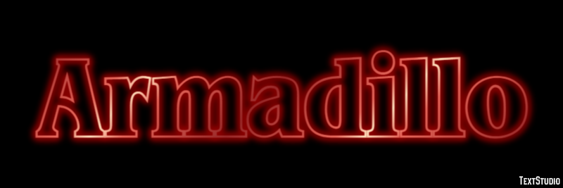 Armadillo テキスト効果