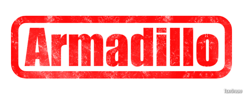 Armadillo Efecto de Texto