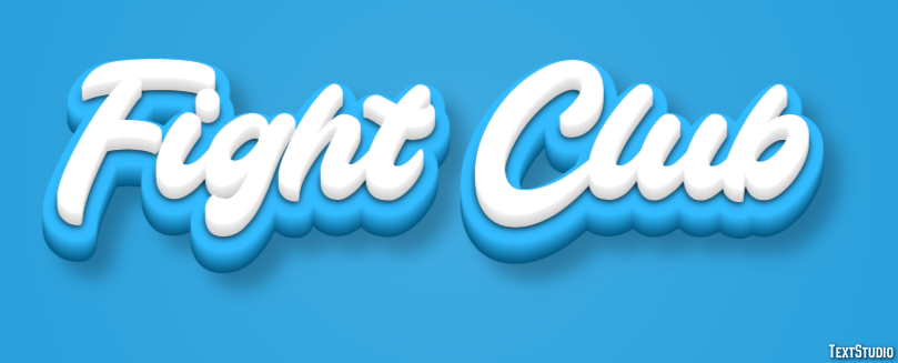 Fight Club Text Effect