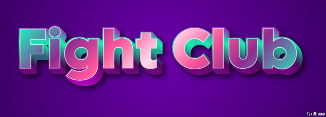 Fight Club Text Effect