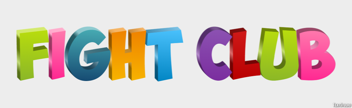 Fight Club Text Effect