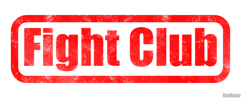 Fight Club Texteffekt