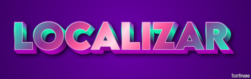 Localizar Efeito do texto