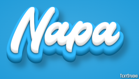 Napa Tekst effect