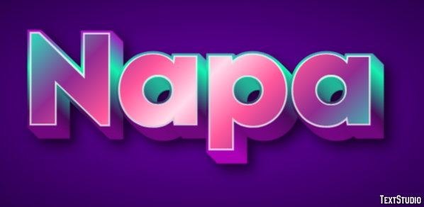 Napa Tekst effect