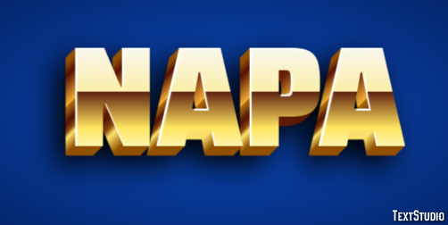 Napa Tekst effect