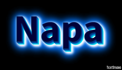 Napa Tekst effect
