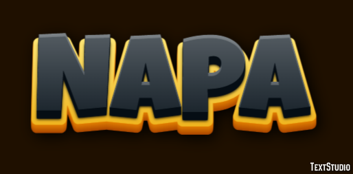 Napa Tekst effect