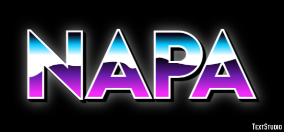 Napa Tekst effect
