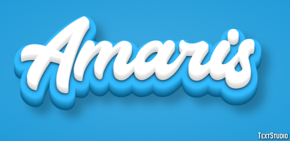Amaris Эффект текста
