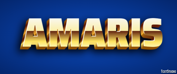 Amaris Эффект текста