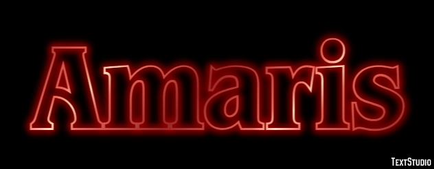Amaris Эффект текста