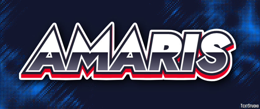 Amaris Эффект текста
