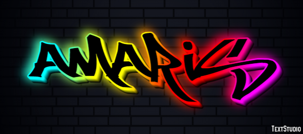Amaris Эффект текста