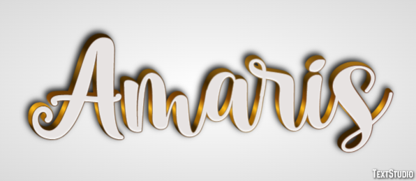 Amaris Эффект текста