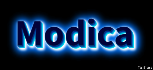 Modica Efekt tekstowy