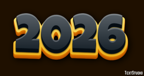 2026 Text Effect